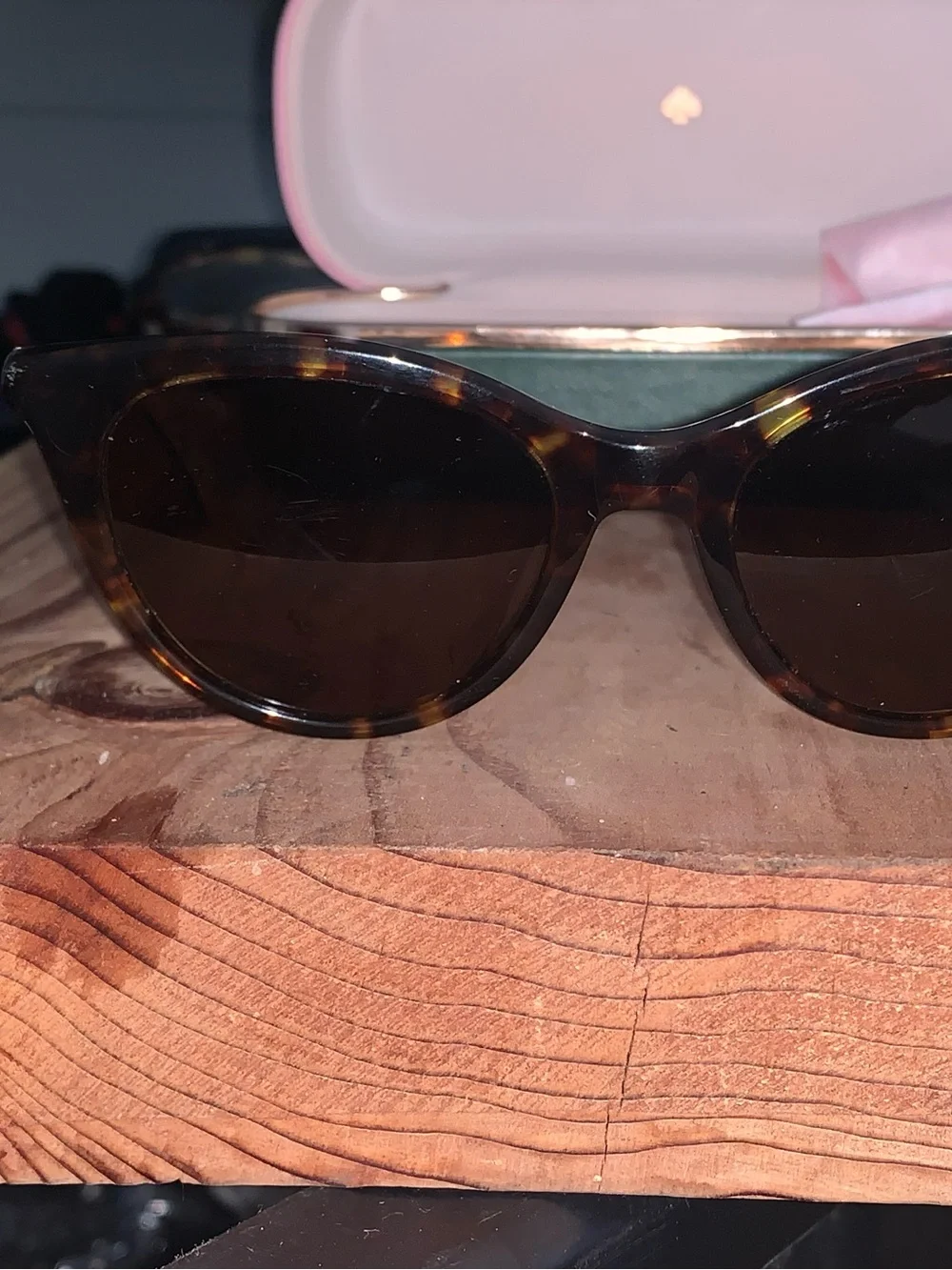 kate spade Tortoiseshell Cat-Eye Sunglasses - Brown
